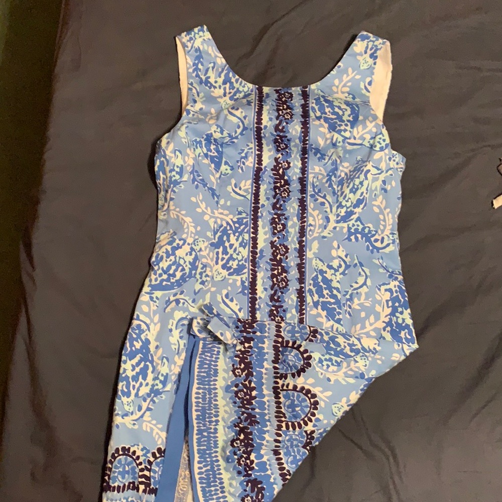 Lilly Pulitzer Blue Sea Turtle Dress